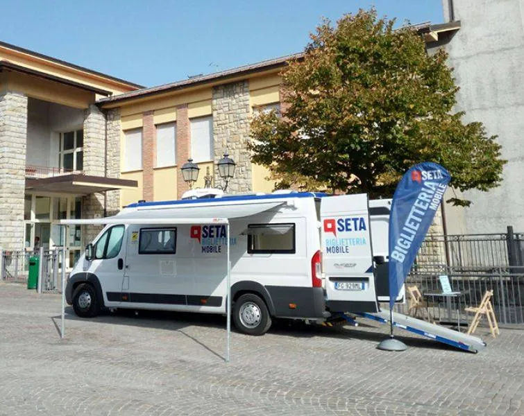 Biglietteria mobile Seta in arrivo a Bomporto il 10 settembre per abbonamenti autobus